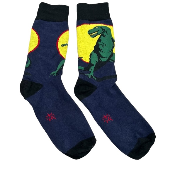 SOCK IT TO ME T-REX MEN'S NOVELTY CREW SOCKS - Picture 3 of 7